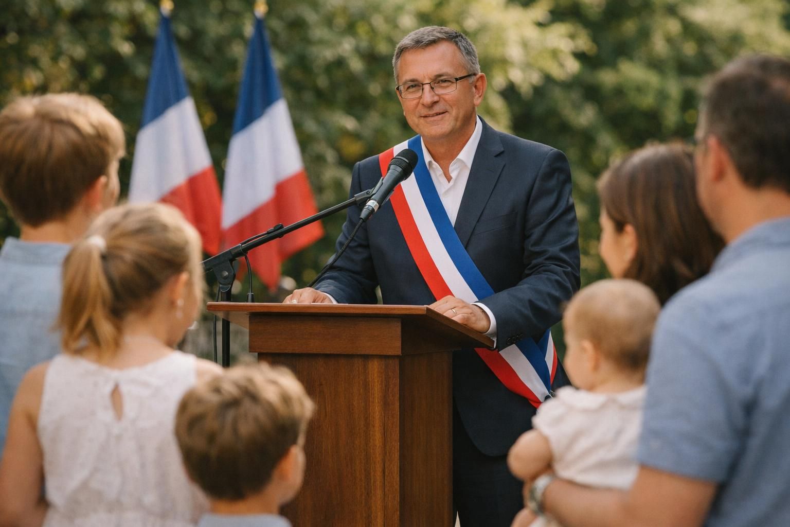découvrez le contenu et les caractéristiques du discours prononcé par le maire lors d'un baptême républicain, une cérémonie symbolique d'accueil dans la république française.
