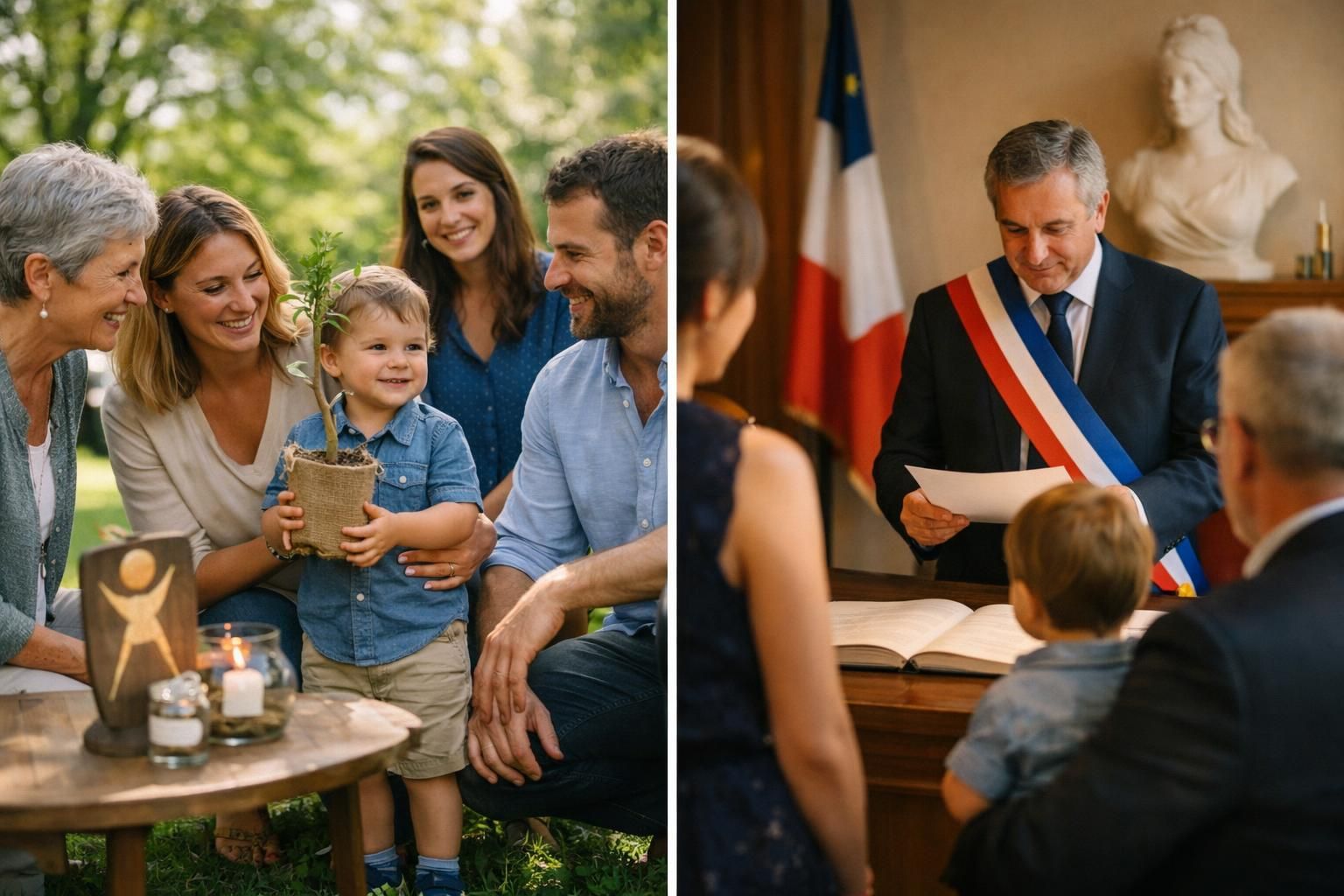 découvrez les différences essentielles entre le baptême laïque et le baptême républicain, deux cérémonies symboliques pour accueillir un enfant dans la société, sans connotation religieuse.