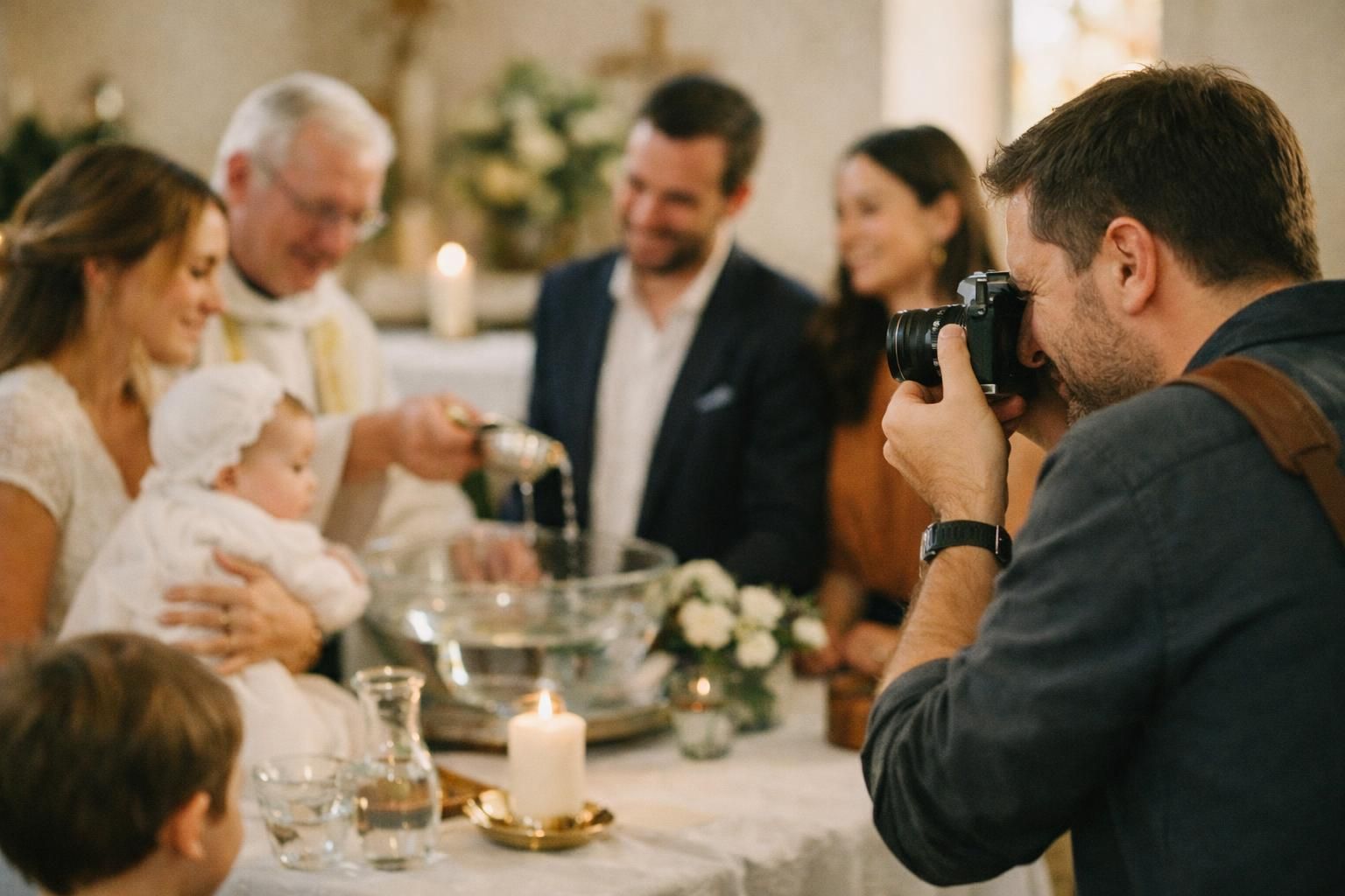 découvrez pourquoi il est important d'engager un photographe pour un baptême et nos conseils pour bien le choisir afin de capturer ces moments précieux.