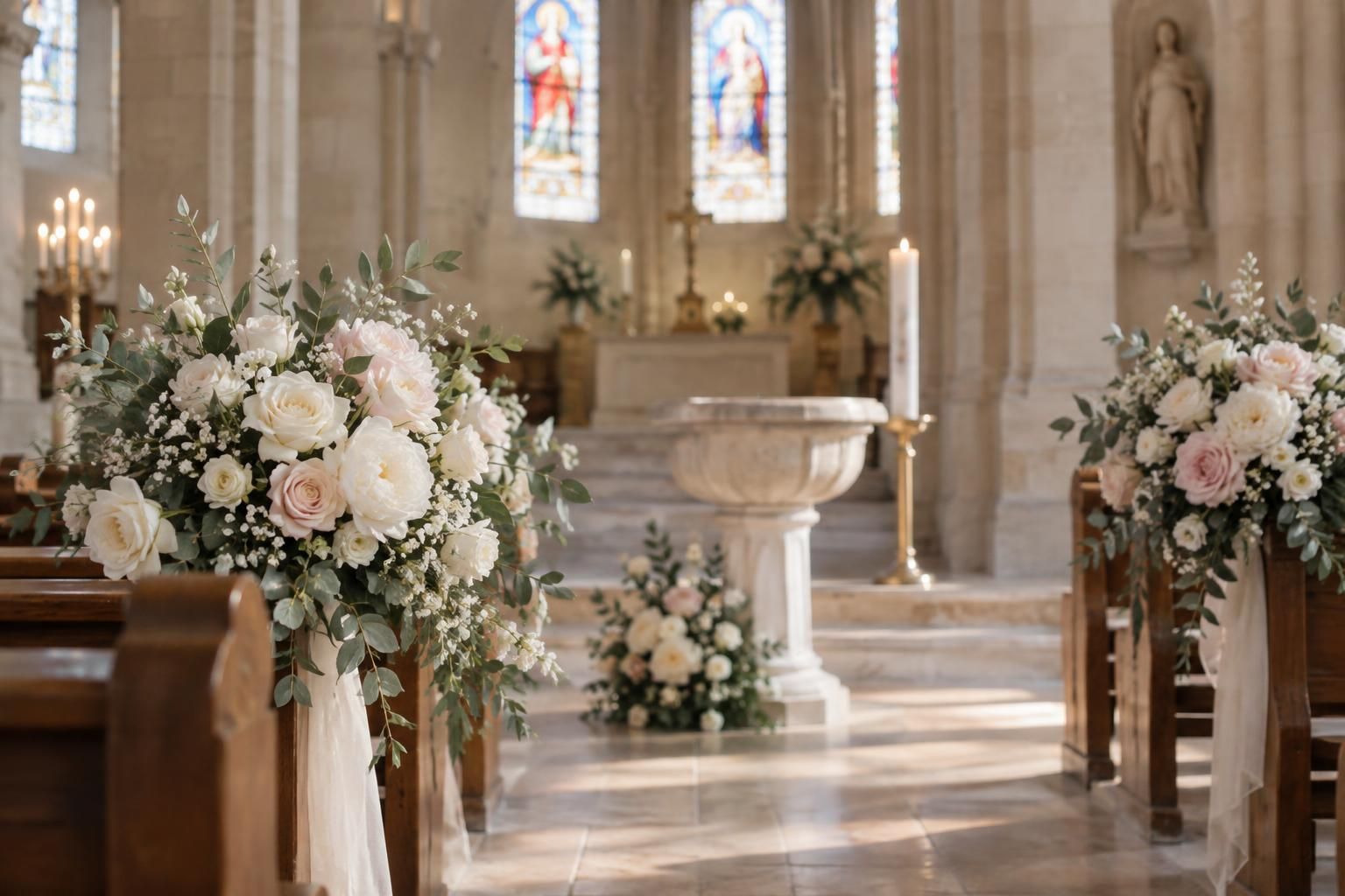 découvrez quelles fleurs choisir pour décorer une église lors d’un baptême : compositions élégantes, couleurs douces et conseils pour une cérémonie réussie.