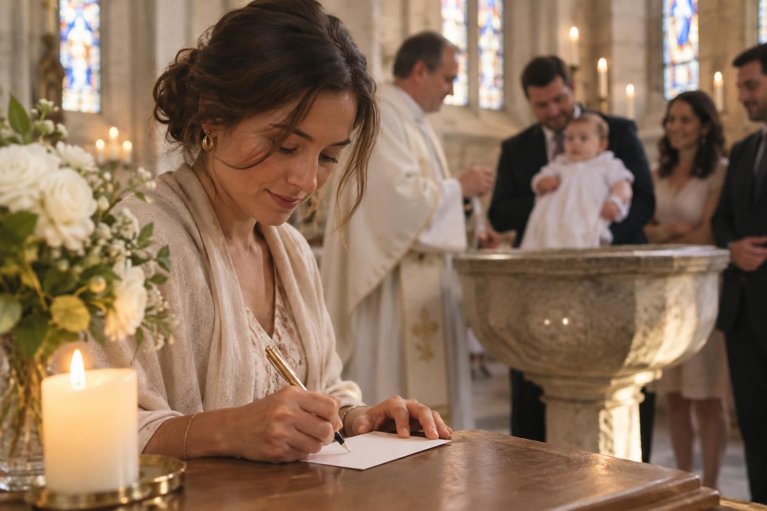 découvrez ce qu’est une intention de prière au baptême, son rôle dans la cérémonie et comment en rédiger une avec des mots simples et personnels.
